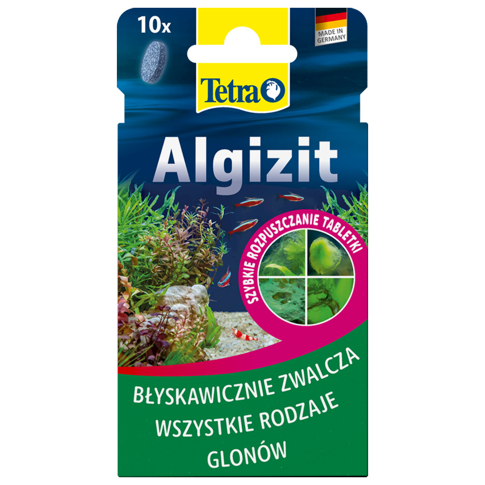 Tetra Algizit tabletki zwalcza glony/ krasnorosty 10szt.